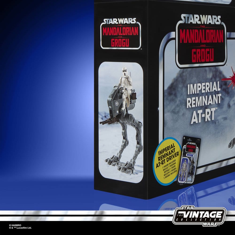 Star Wars: The Mandalorian & Grogu Vintage Collection Fahrzeug Imperial Remnant AT-RT 10 cm Image 13
