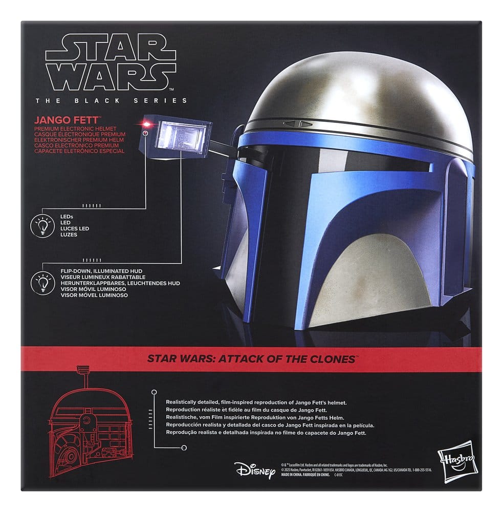 Star Wars Episode II Black Series Elektronischer Helm Jango Fett Image 3