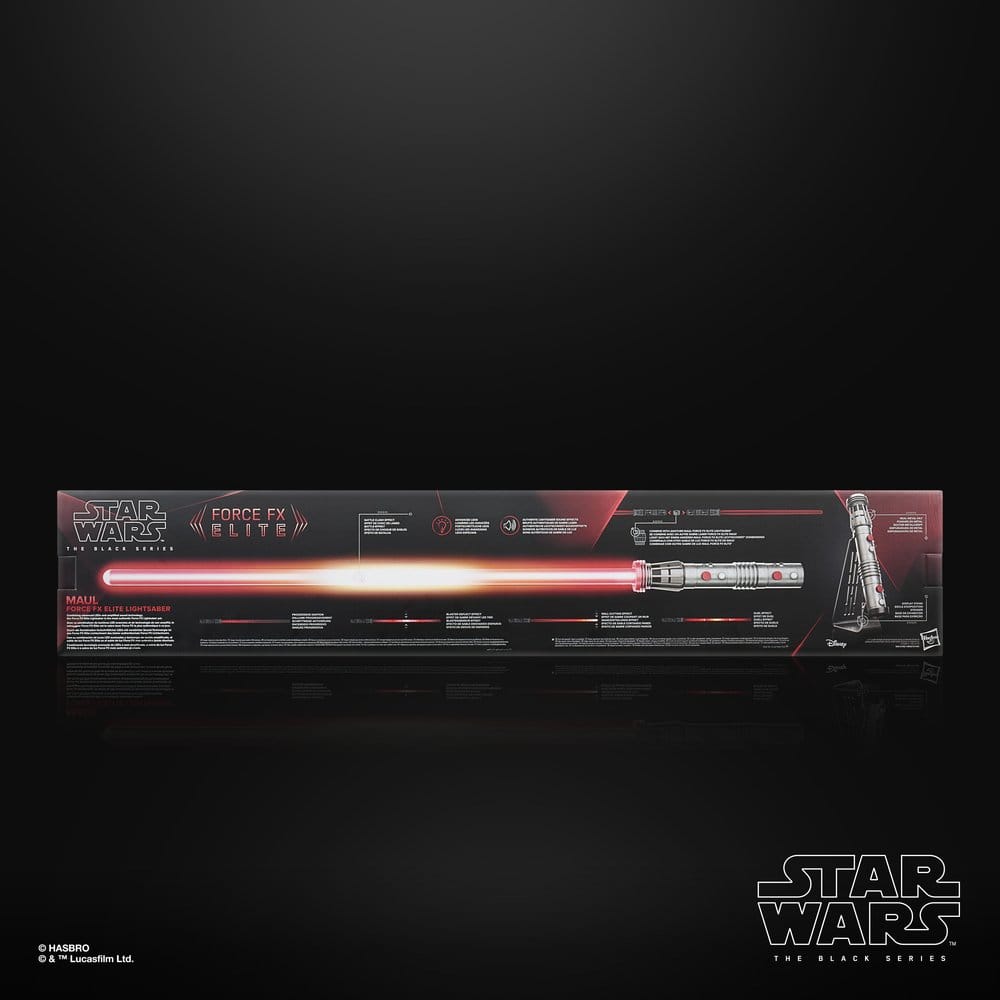 Star Wars: Maul - Shadow Lord Black Series Replik Force FX Elite Lichtschwert Maul Image 4