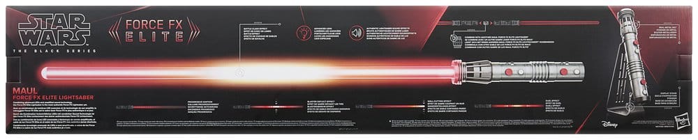 Star Wars: Maul - Shadow Lord Black Series Replik Force FX Elite Lichtschwert Maul Image 5
