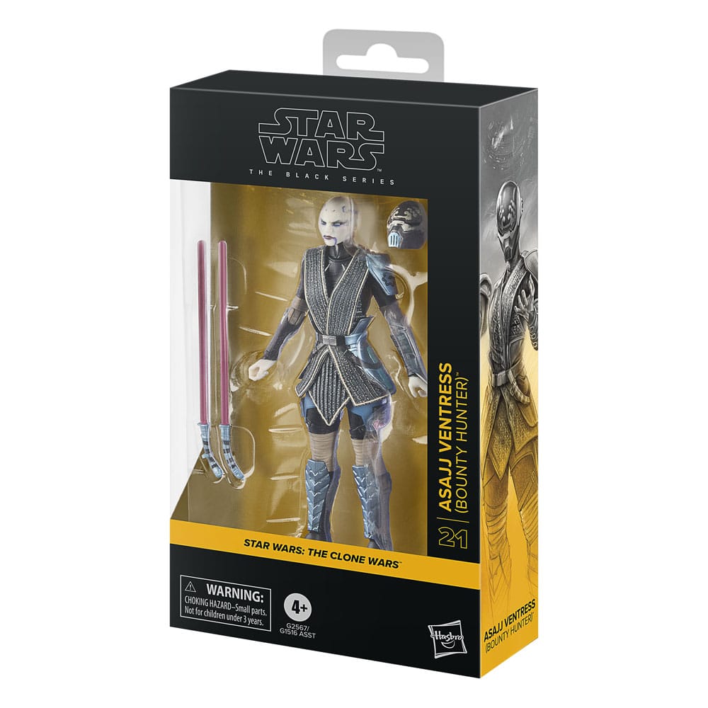 Star Wars: The Clone Wars Black Series Actionfigur Asajj Ventress (Bounty Hunter) 15 cm Image 2