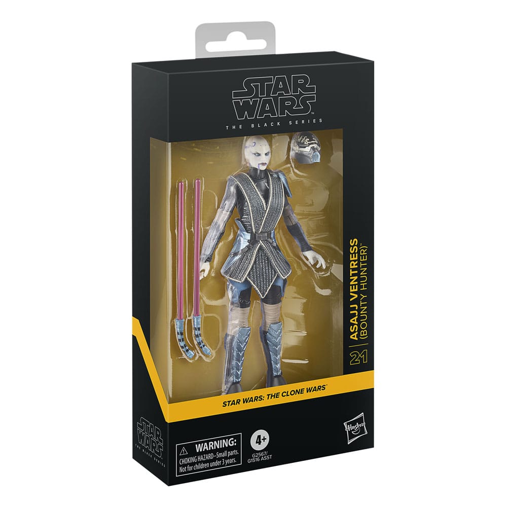 Star Wars: The Clone Wars Black Series Actionfigur Asajj Ventress (Bounty Hunter) 15 cm Image 3