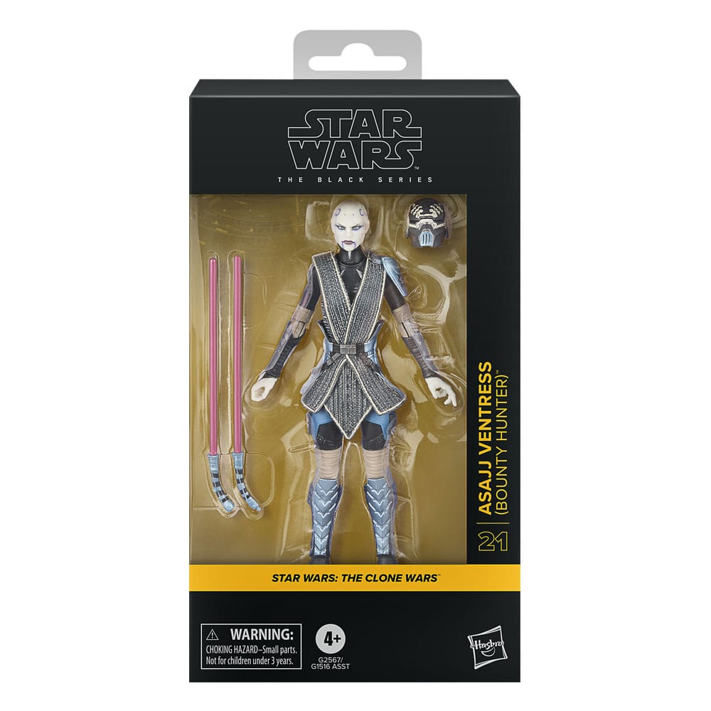 Star Wars: The Clone Wars Black Series Actionfigur Asajj Ventress (Bounty Hunter) 15 cm Image 4