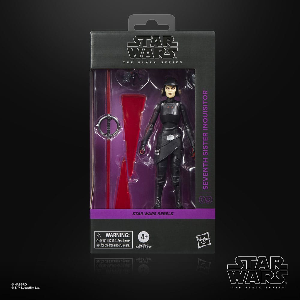 Star Wars: Rebels Black Series Actionfigur Seventh Sister (Inquisitor) 15 cm Image 3
