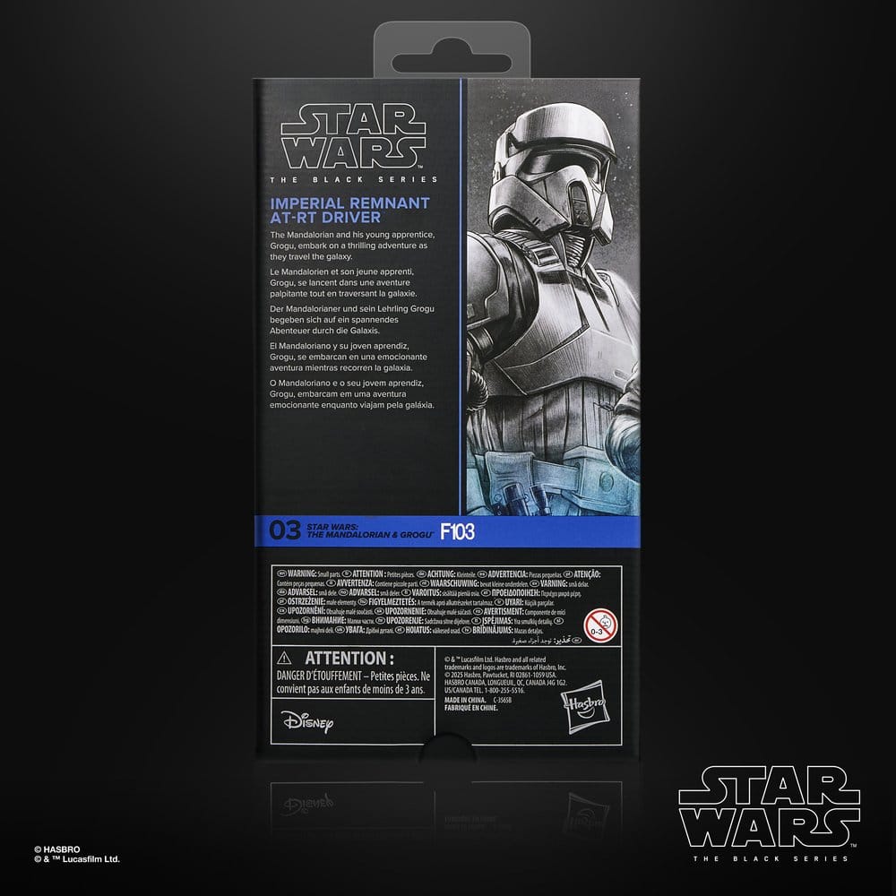 Star Wars: The Mandalorian & Grogu Black Series Actionfigur Imperial Remnant AT-RT Driver 15 cm Image 5