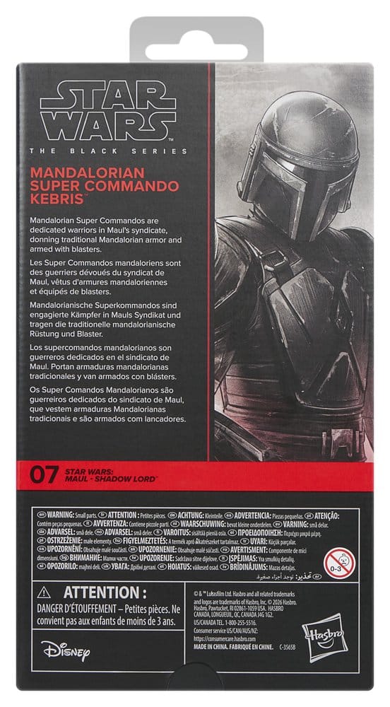 Star Wars: Maul – Shadow Lord Black Series Actionfigur Mandalorian Super Commando Kebris 15 cm Image 4