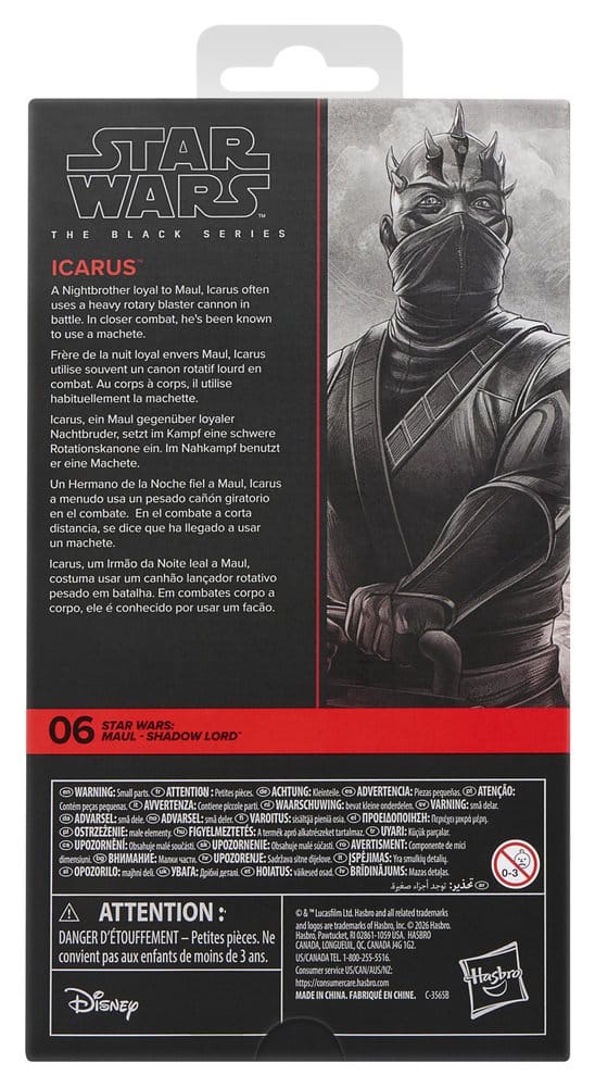 Star Wars: Maul – Shadow Lord Black Series Actionfigur Icarus 15 cm Image 4