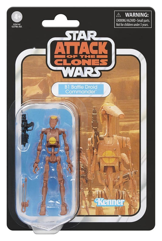 Star Wars Episode II Vintage Collection Actionfigur B1 Battle Droid Commander 10 cm Image 2