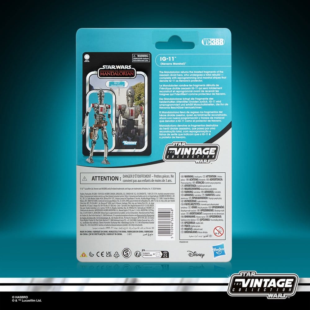 Star Wars: The Mandalorian Vintage Collection Actionfigur IG-11 (Nevarro Marshal) 10 cm Image 4