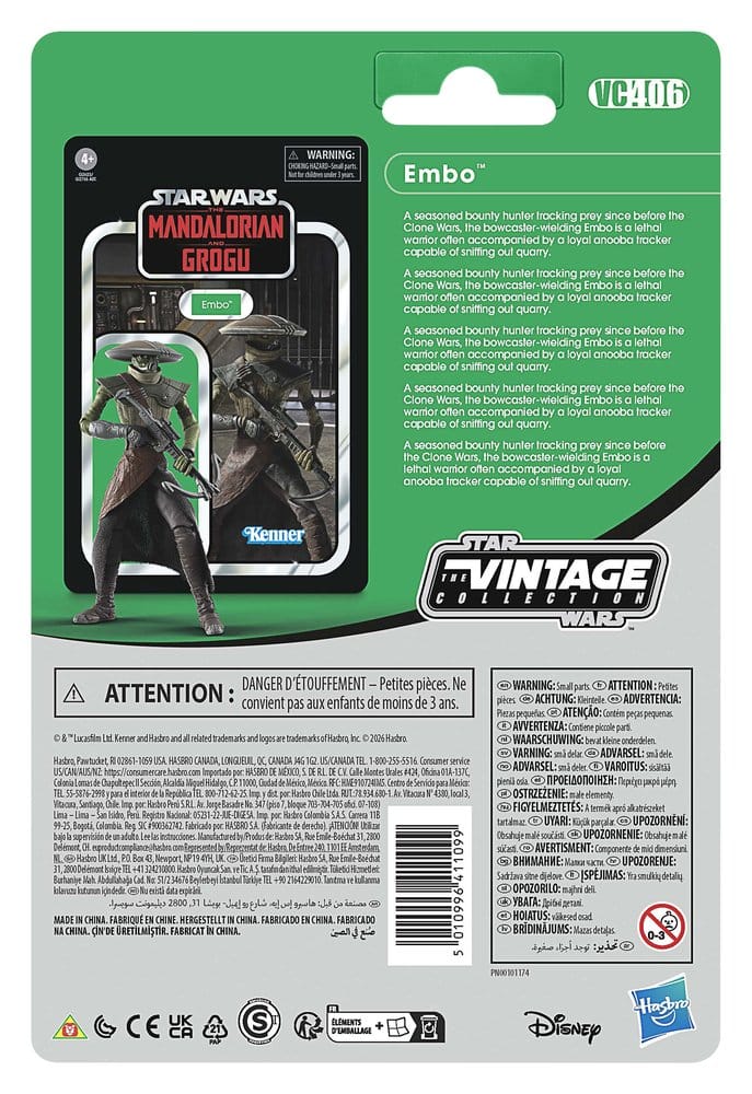 Star Wars: The Mandalorian and Grogu Vintage Collection Actionfigur Embo 10 cm Image 3