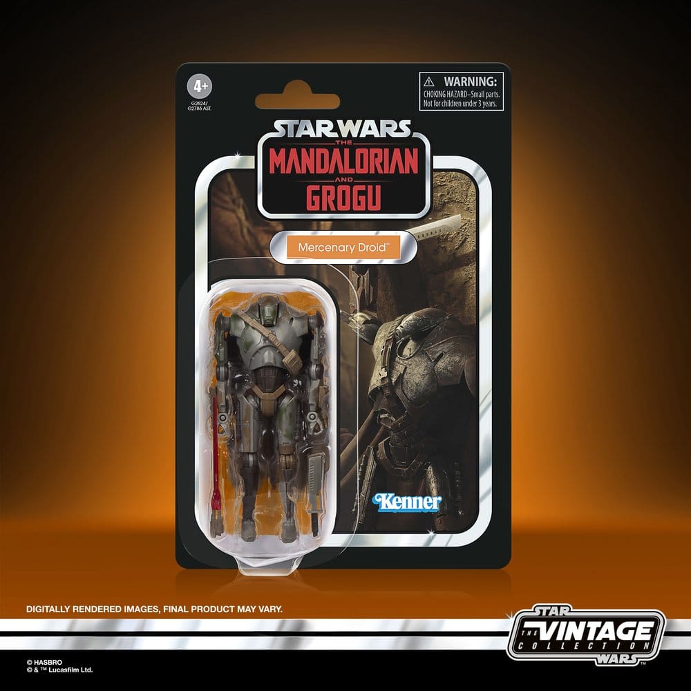 Star Wars: The Mandalorian and Grogu Vintage Collection Actionfigur Mercenary Droid 10 cm Image 6