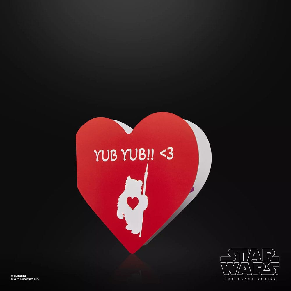Star Wars Black Series Actionfigur Ewok (Valentine’s Day Edition) 15 cm Image 4