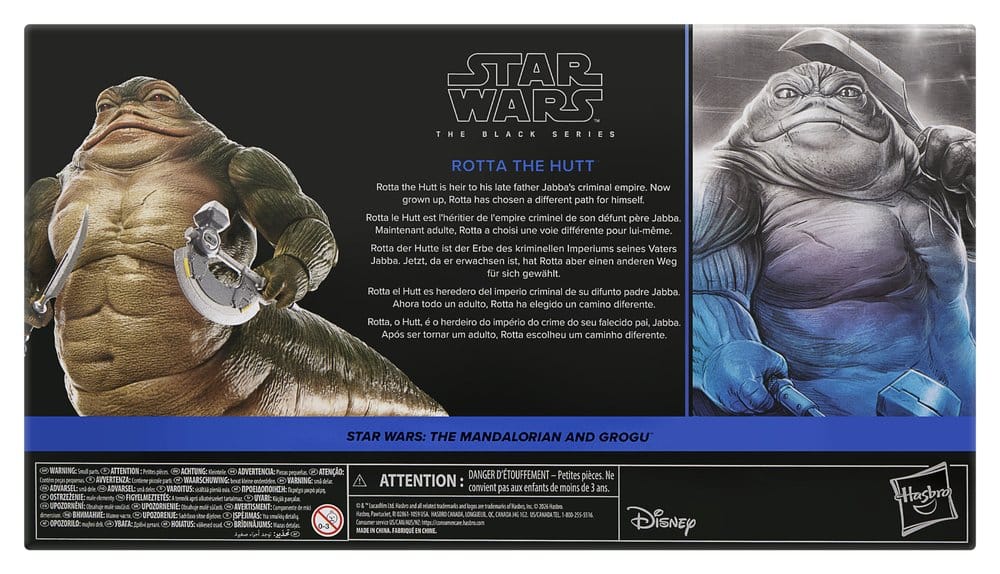 Star Wars: The Mandalorian and Grogu Black Series Actionfigur Rotta the Hutt 17 cm Image 4
