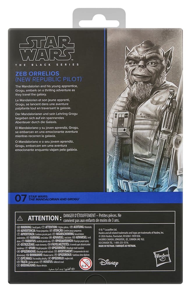 Star Wars: The Mandalorian & Grogu Black Series Actionfigur Garazeb “Zeb” Orrelios 15 cm Image 3