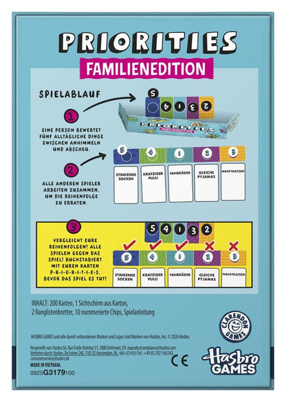Priorities Kartenspiel Familien-Edition *Deutsche Version* Image 2
