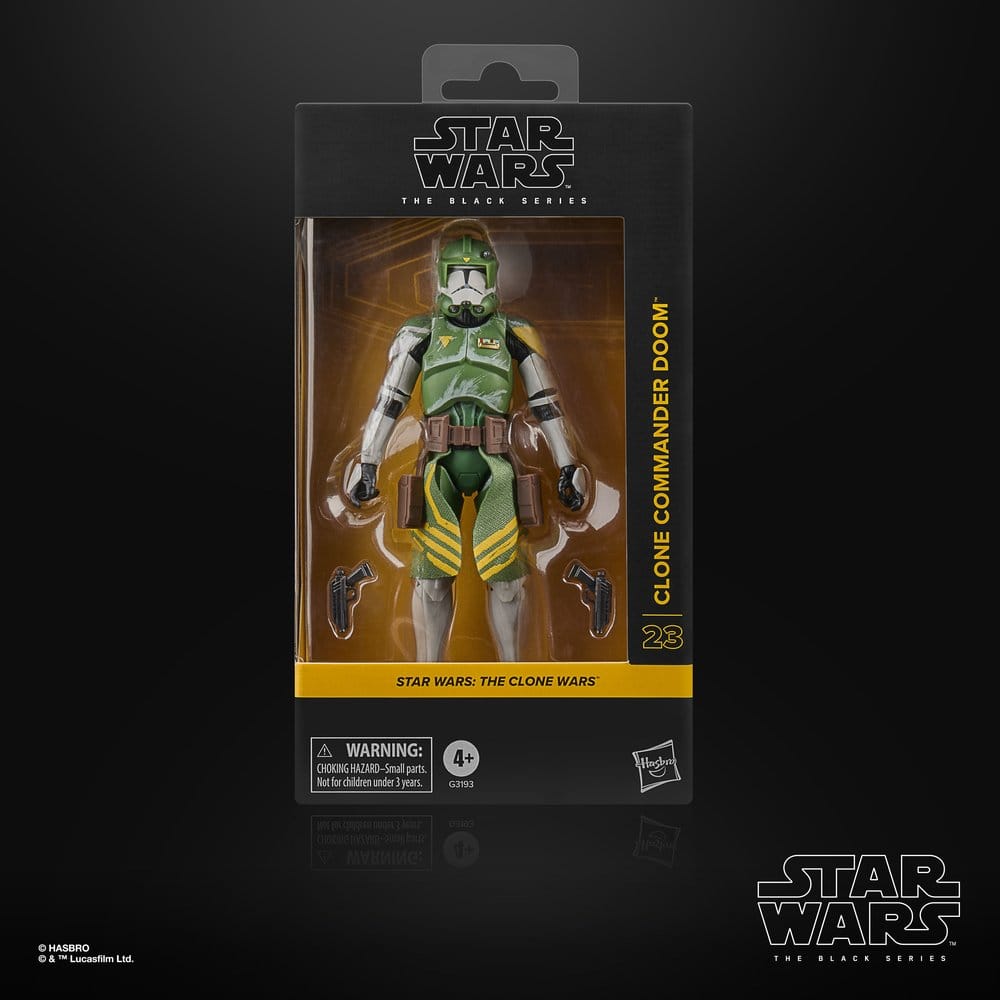 Star Wars: The Clone Wars Black Series Actionfigur Clone Commander Doom 15 cm Image 2