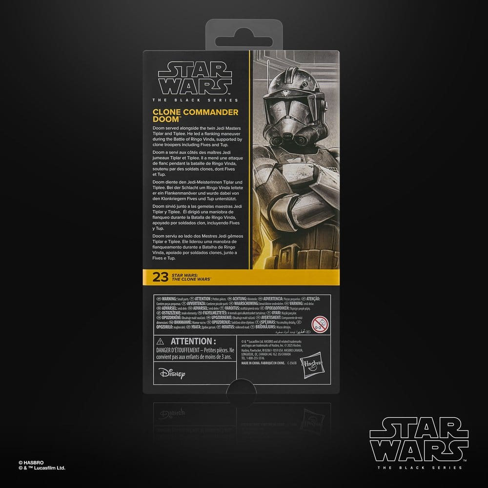 Star Wars: The Clone Wars Black Series Actionfigur Clone Commander Doom 15 cm Image 4