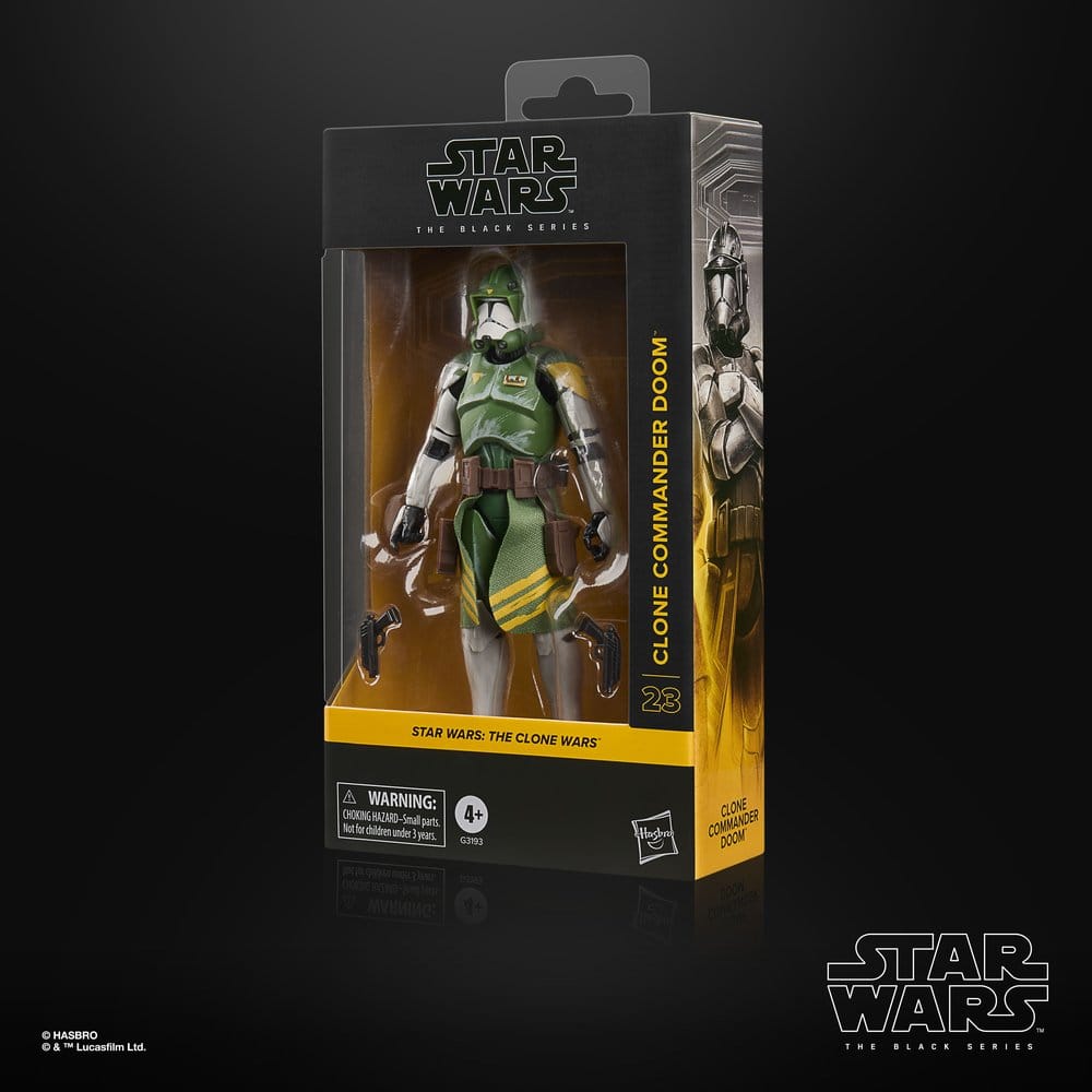 Star Wars: The Clone Wars Black Series Actionfigur Clone Commander Doom 15 cm Image 6