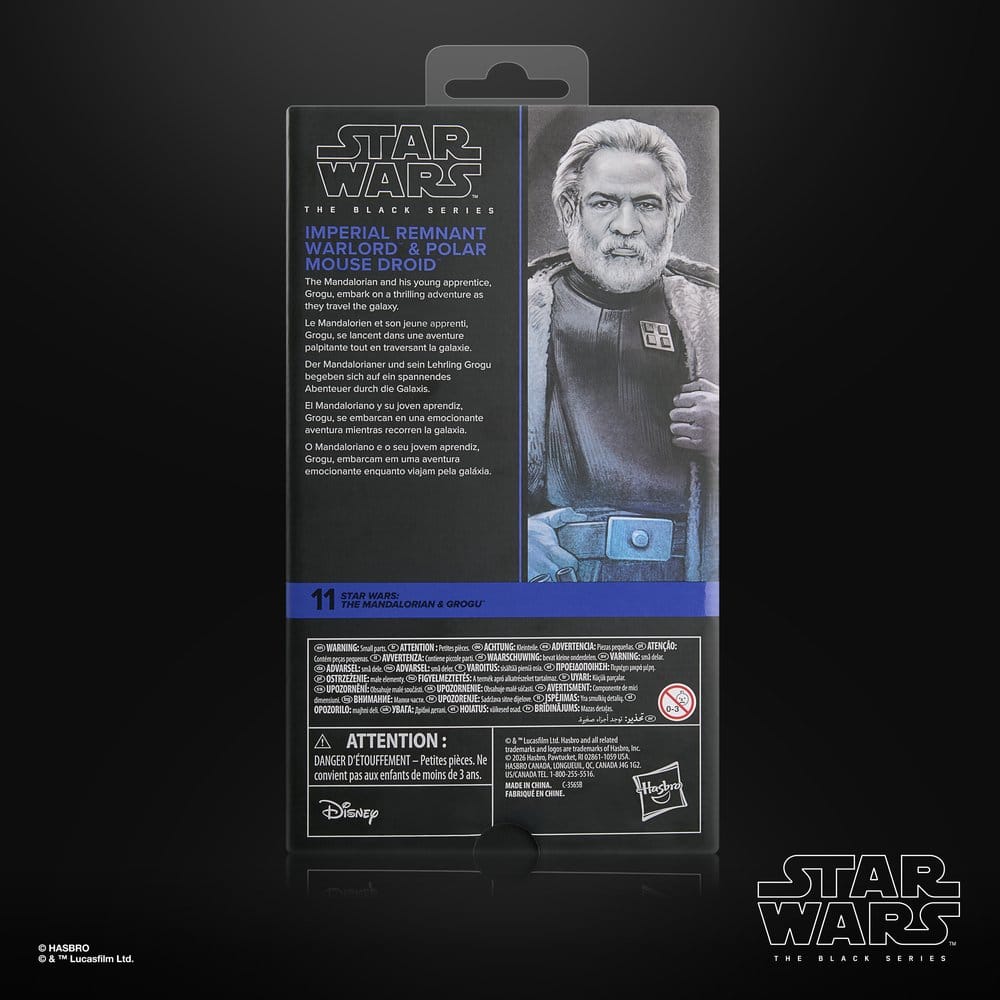 Star Wars: The Mandalorian & Grogu Black Series Actionfigur Imperial Remnant Warlord & Polar Mouse Droid 15 cm Image 4