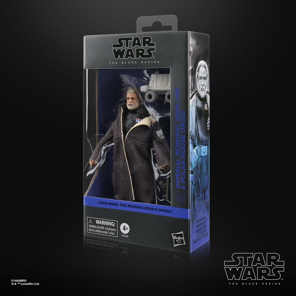 Star Wars: The Mandalorian & Grogu Black Series Actionfigur Imperial Remnant Warlord & Polar Mouse Droid 15 cm Image 6