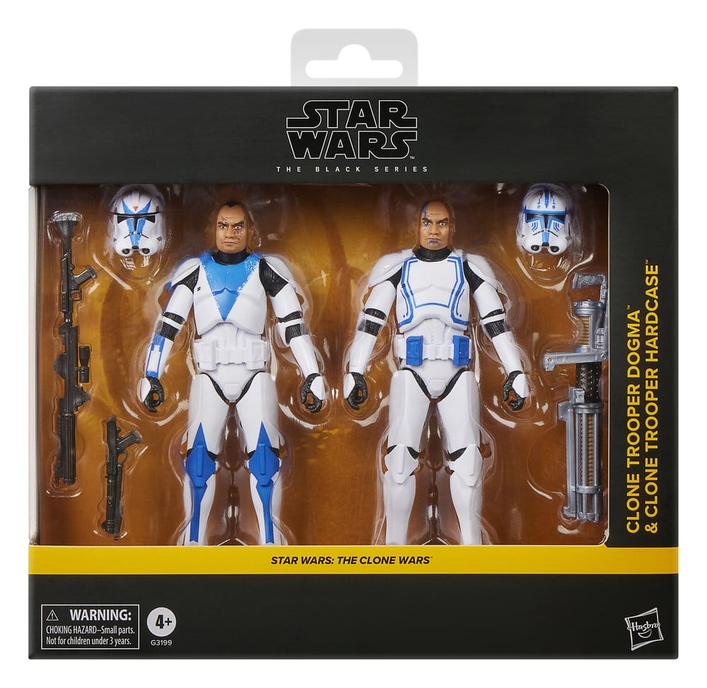 Star Wars: The Clone Wars Black Series Actionfiguren 2er-Pack Clone Troopers Dogma & Hardcase 15 cm Image 4