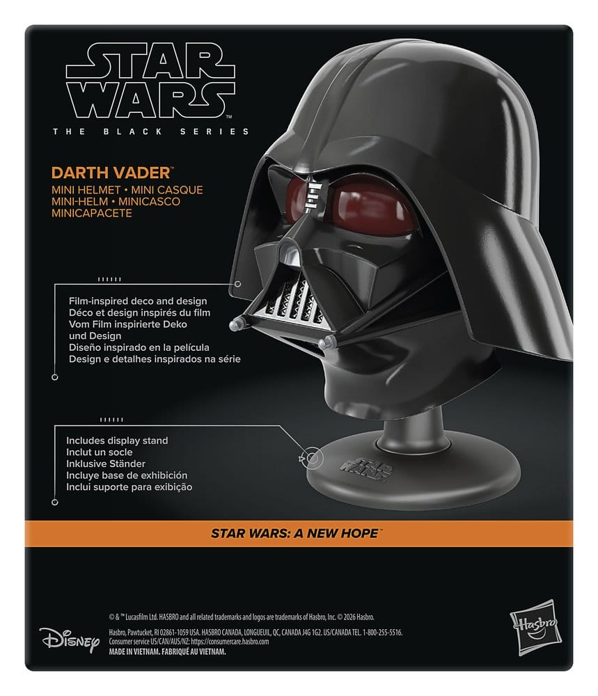 Star Wars Episode IV Black Series Mini-Helm Darth Vader 15 cm Image 5