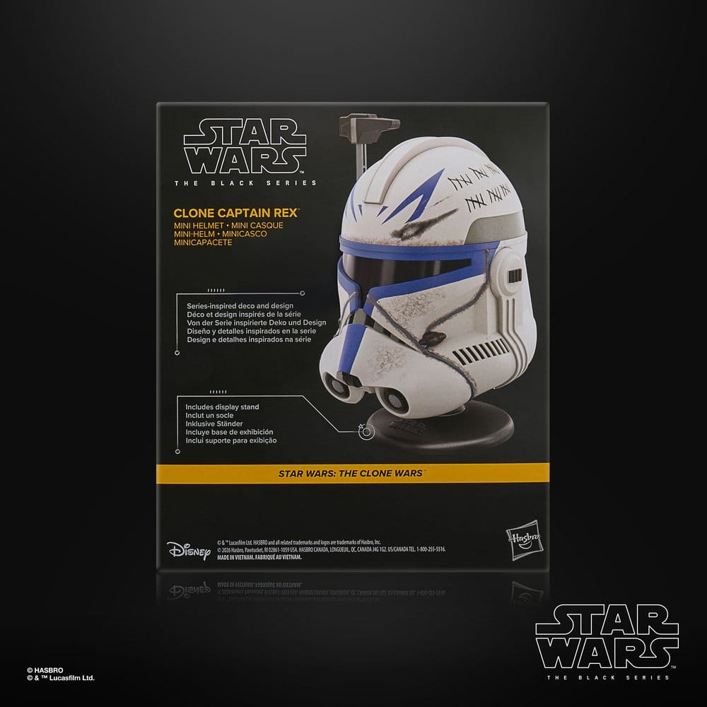 Star Wars: The Clone Wars Black Series Mini-Helm Klon Captain Rex 15 cm Image 6