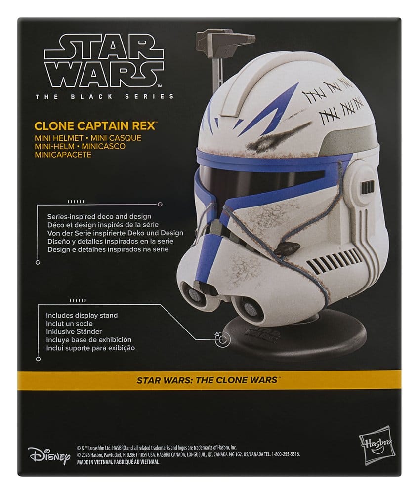 Star Wars: The Clone Wars Black Series Mini-Helm Klon Captain Rex 15 cm Image 7