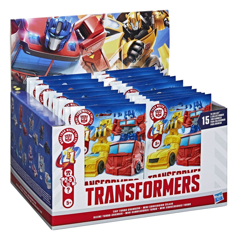 Transformers Mini-Actionfiguren 4 cm Tiny Turbo Changers Blind Box Display (24) Image 1
