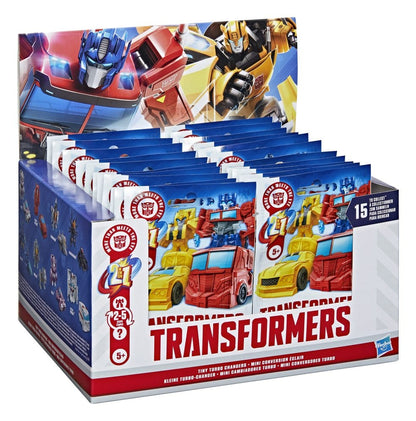 Transformers Mini-Actionfiguren 4 cm Tiny Turbo Changers Blind Box Display (24) Image 1