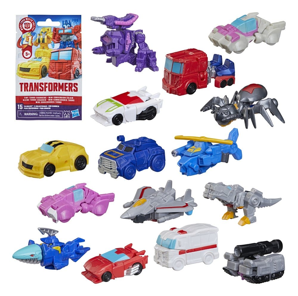 Transformers Mini-Actionfiguren 4 cm Tiny Turbo Changers Blind Box Display (24) Image 6