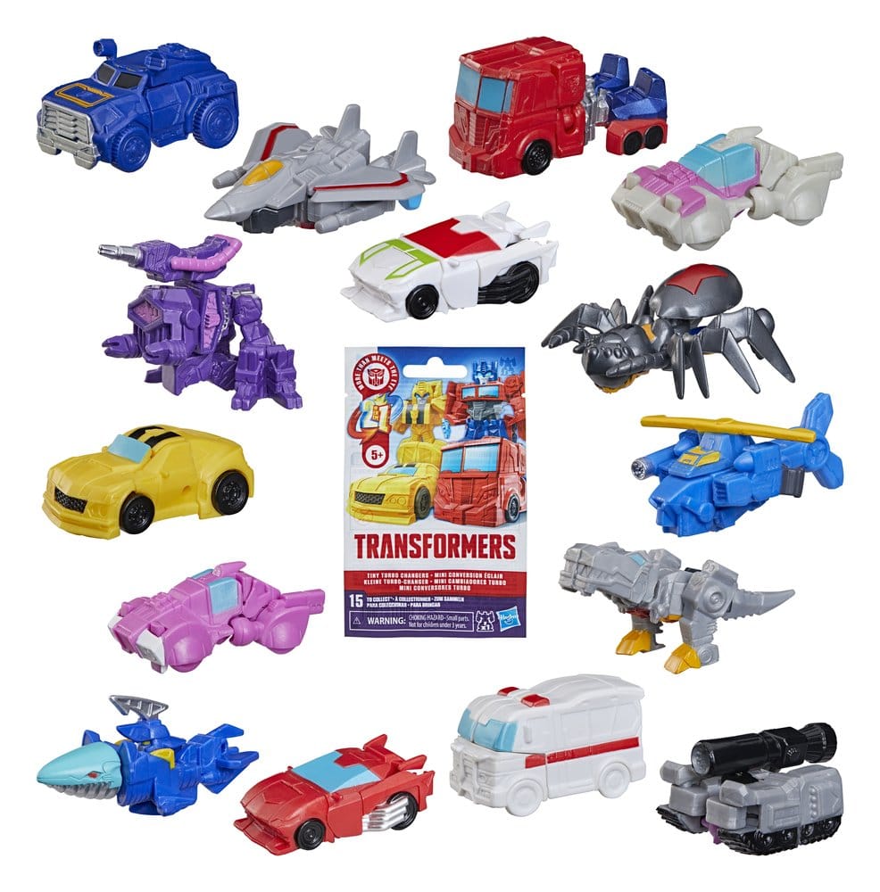 Transformers Mini-Actionfiguren 4 cm Tiny Turbo Changers Blind Box Display (24) Image 7