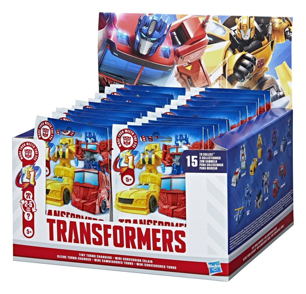 Transformers Mini-Actionfiguren 4 cm Tiny Turbo Changers Blind Box Display (24) Image 24