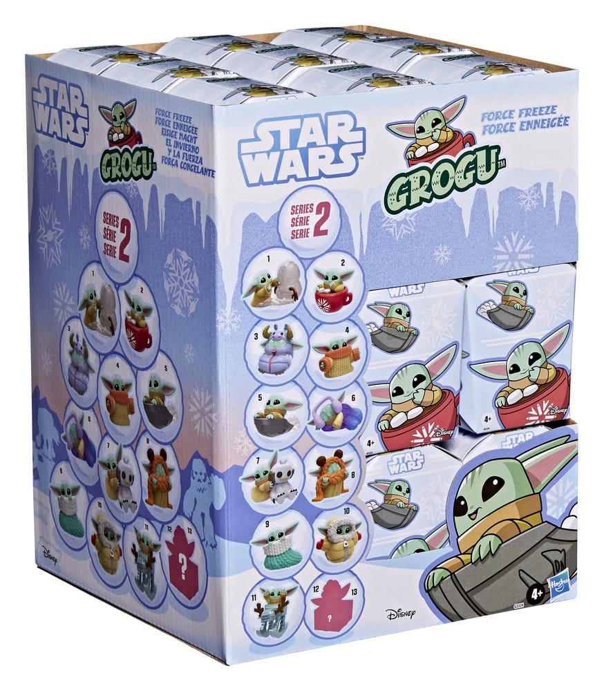Star Wars Minifiguren 4 cm Grogu Force Freeze Series 2 Blind Box Display (24) Image 1