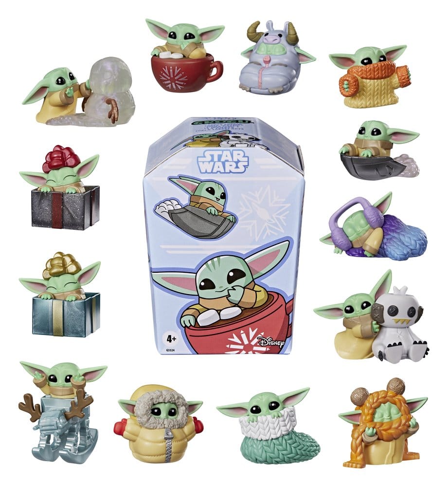 Star Wars Minifiguren 4 cm Grogu Force Freeze Series 2 Blind Box Display (24) Image 5