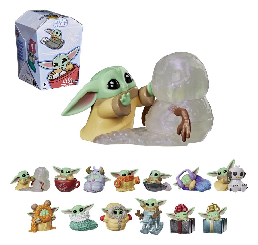 Star Wars Minifiguren 4 cm Grogu Force Freeze Series 2 Blind Box Display (24) Image 6