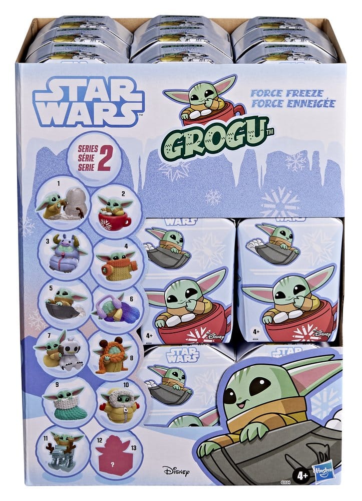 Star Wars Minifiguren 4 cm Grogu Force Freeze Series 2 Blind Box Display (24) Image 7