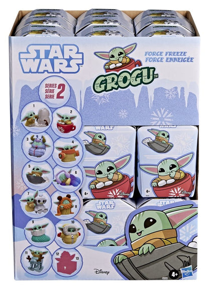 Star Wars Minifiguren 4 cm Grogu Force Freeze Series 2 Blind Box Display (24) Image 7