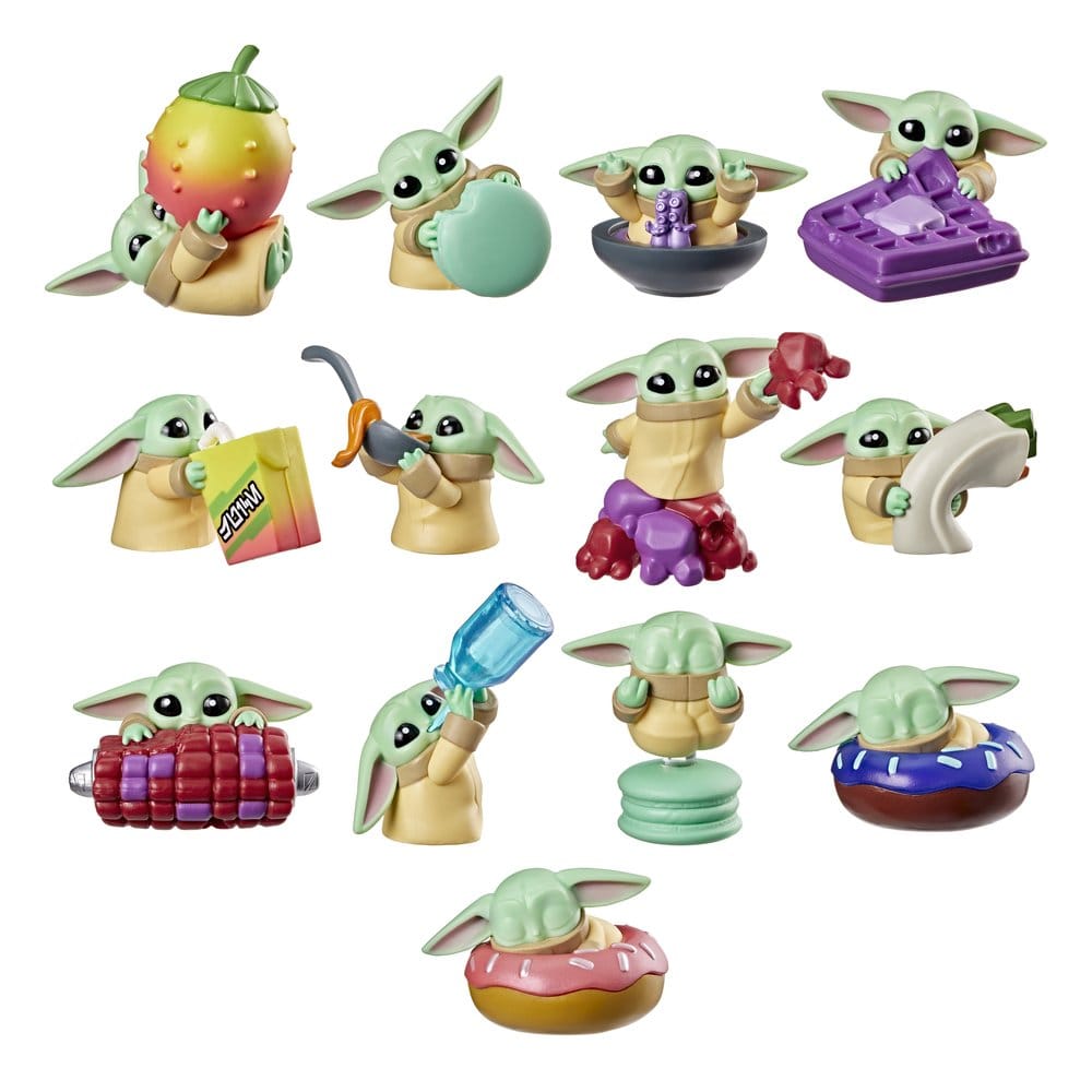 Star Wars Minifiguren 4 cm Grogu Snack Attack Series 1 Blind Box Display (24) Image 10