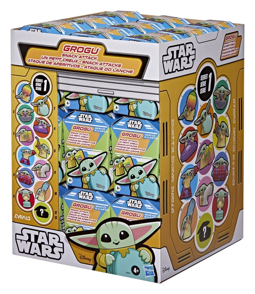 Star Wars Minifiguren 4 cm Grogu Snack Attack Series 1 Blind Box Display (24) Image 20