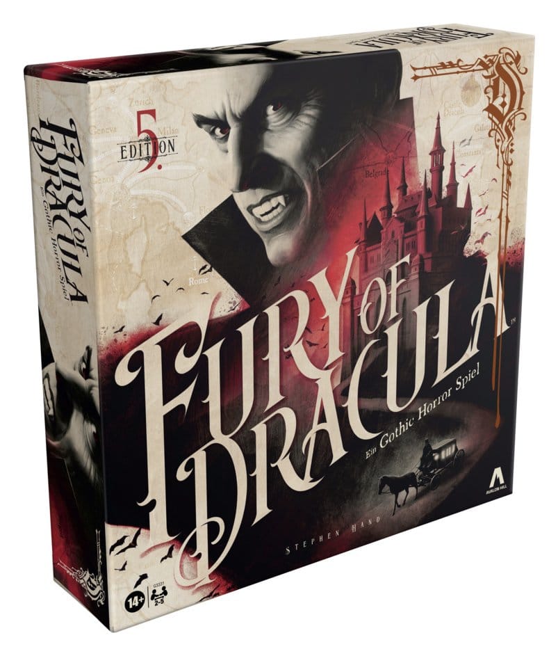 Fury of Dracula Brettspiel 5. Edition *Deutsche Version* Image 1