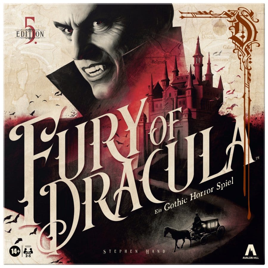 Fury of Dracula Brettspiel 5. Edition *Deutsche Version* Image 8