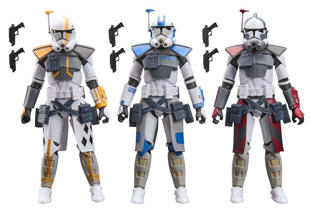 Star Wars: The Clone Wars Black Series Actionfiguren 3er-Pack ARC Trooper Havoc, Colt & Blitz 15 cm Image 5