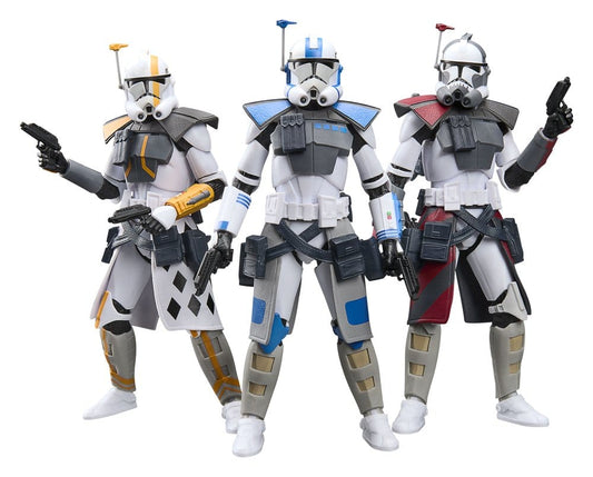 Star Wars: The Clone Wars Black Series Actionfiguren 3er-Pack ARC Trooper Havoc, Colt & Blitz 15 cm Image 1