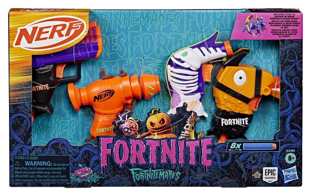Fortnite NERF Dart-Blaster 4er-Pack Fortnitemares Image 7