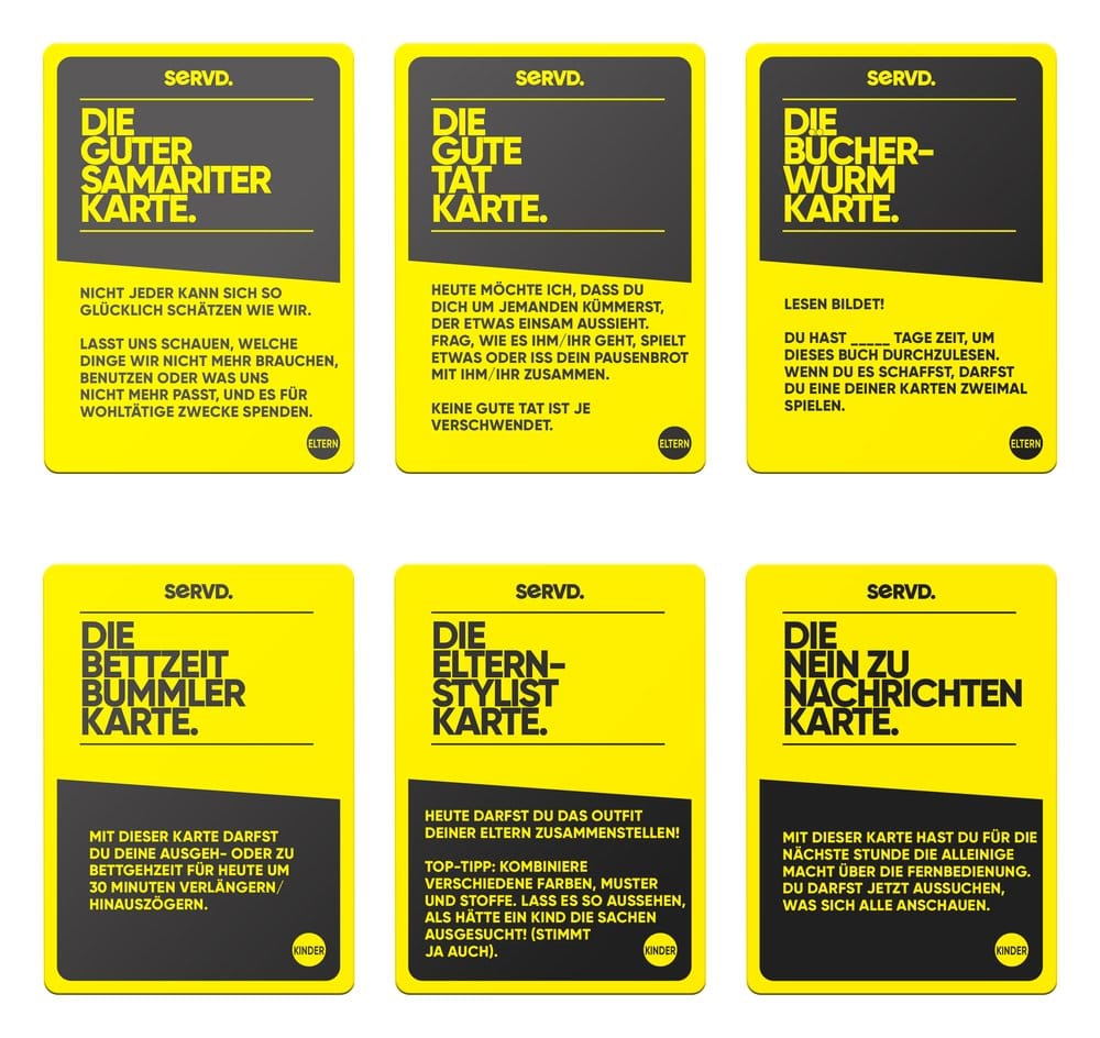 SERVD Kartenspiel Kinder vs. Eltern *Deutsche Version* Image 4