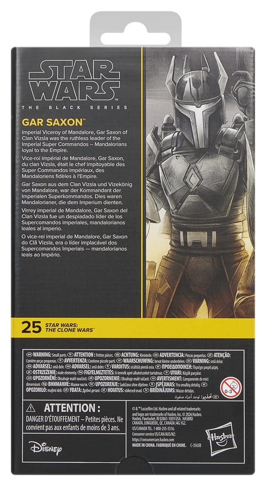 Star Wars: The Clone Wars Black Series Actionfigur Gar Saxon 15 cm Image 4