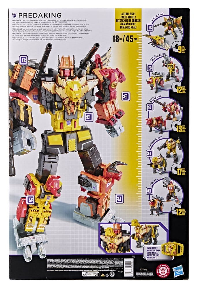 Transformers Power of the Primes Combiner Actionfigur Predaking 45 cm Image 17