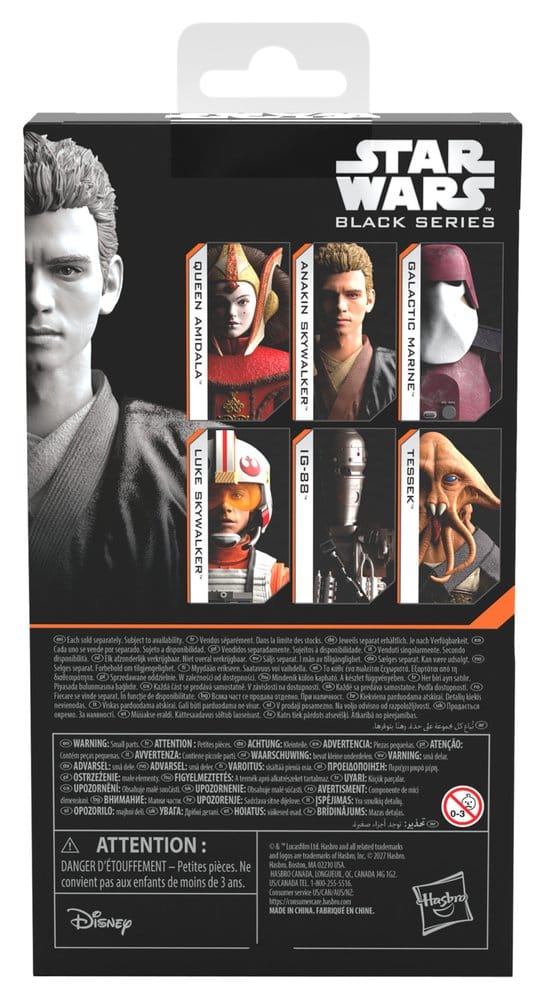 Star Wars Episode II Black Series Actionfigur Anakin Skywalker (Padawan) 15 cm Image 7