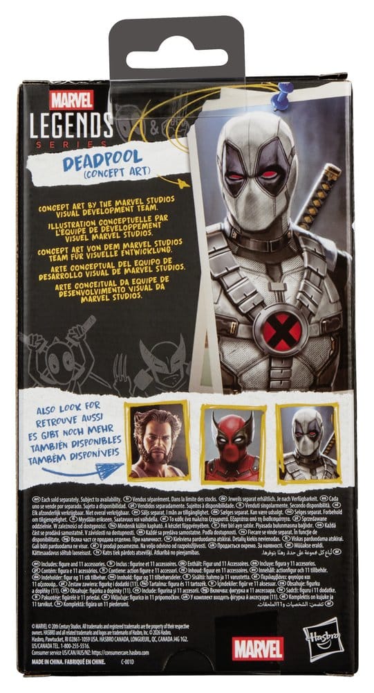 Deadpool & Wolverine Marvel Legends Actionfigur Deadpool (Concept Art) 15 cm Image 3